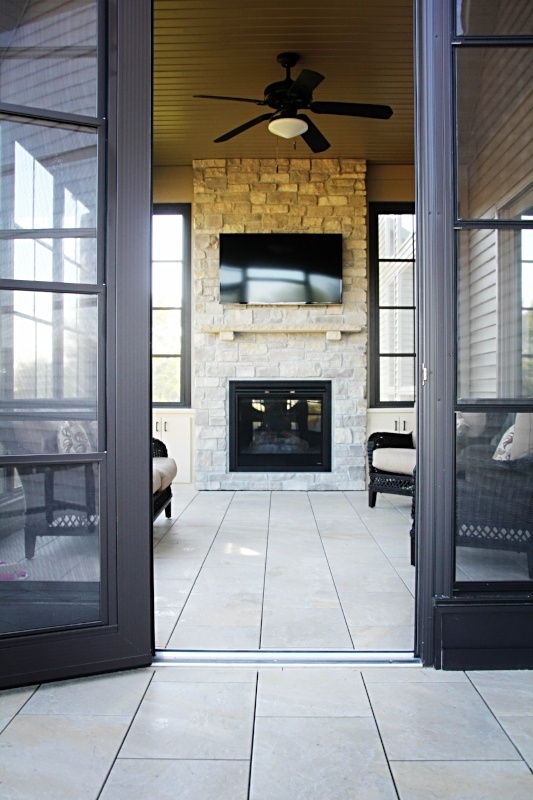 mbrico tile deck screened-in porch