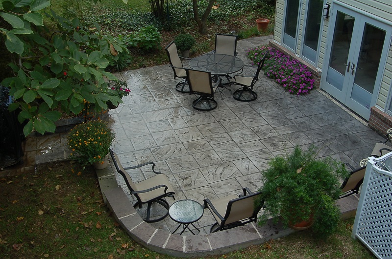 Dominican slate patio Montgomery County, MD Dominican slate patio Montgomery County, MD
