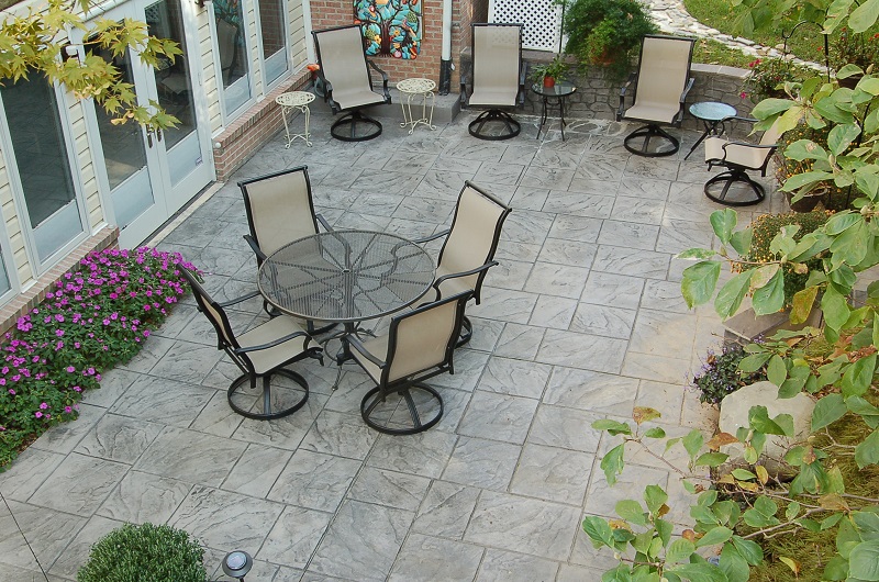 Dominican slate patio in Silver Spring, MD Dominican slate patio in Silver Spring, MD
