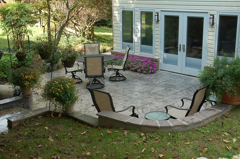 Dominican slate patio photo