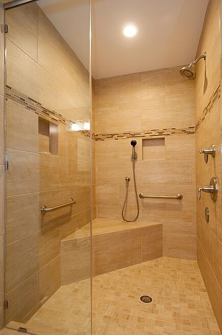 custom handicap bathroom in fairfax, virginia