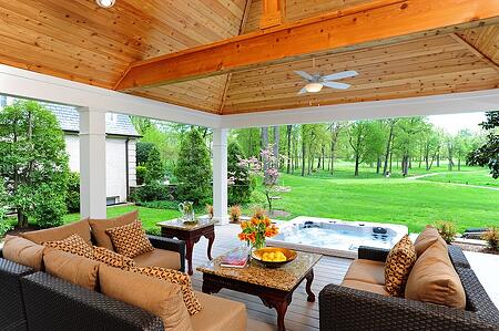AZEK deck Rockville, Maryland Manor Country Club interior