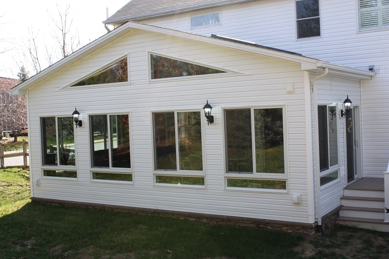 sun room addition properly zoned Maryland