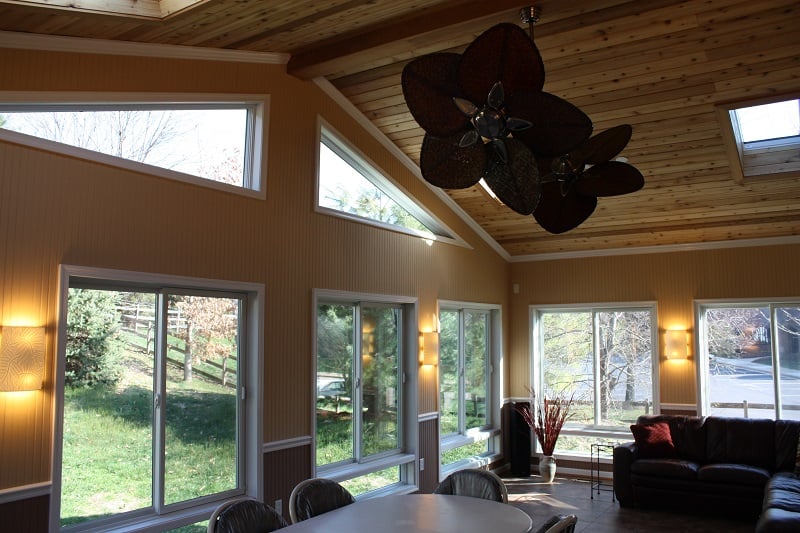 Sun room interior bright beautiful Gaithersburg, MD