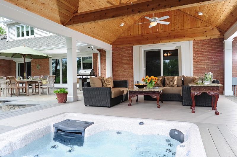 AZEK Deck Contractor in Rockville, MD with Flagstone Patio