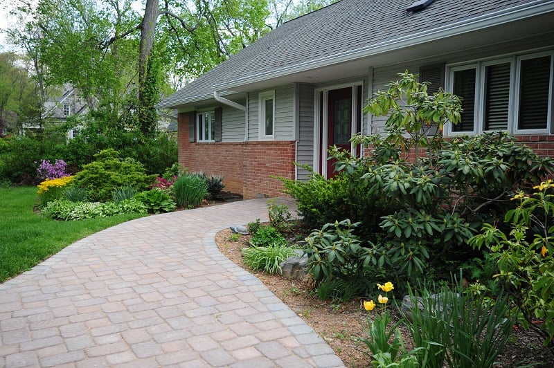 front walkway for a Rockville home