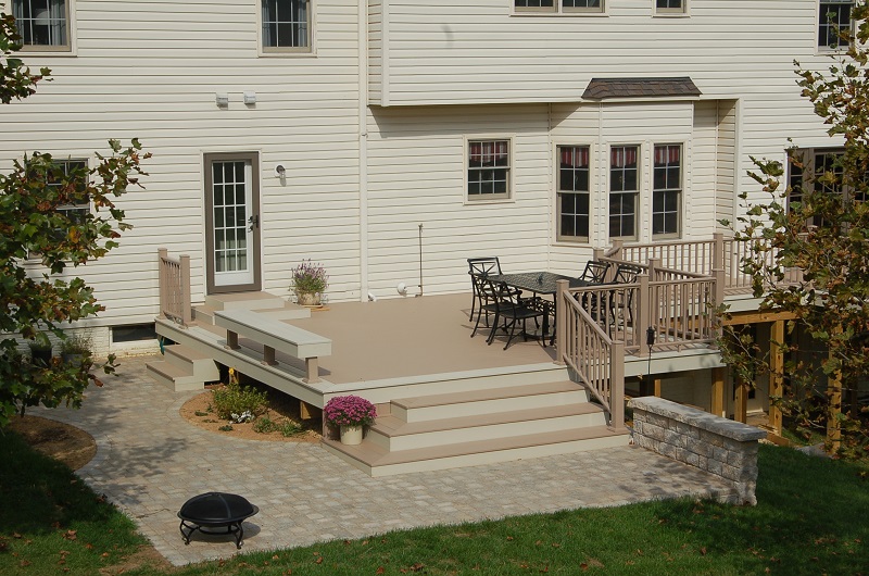 Azek Brownstone deck Gaithersburg MD