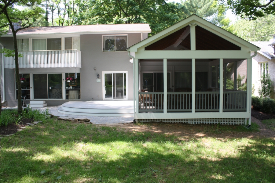 AZEK SCREENEZE Screened Porch Patio Potomac, MD