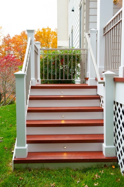 step lighting stairs lights premium Zuri decking Bethesda, MD