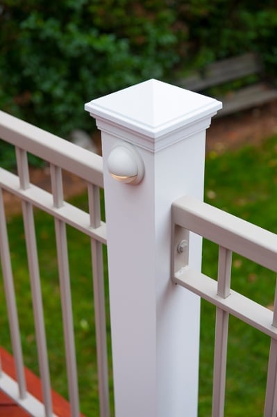 custom deck column lighting Bethesda, Maryland