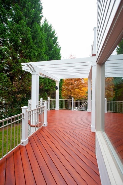 premium Zuri decking walkway Fairfax,, VA with pergola