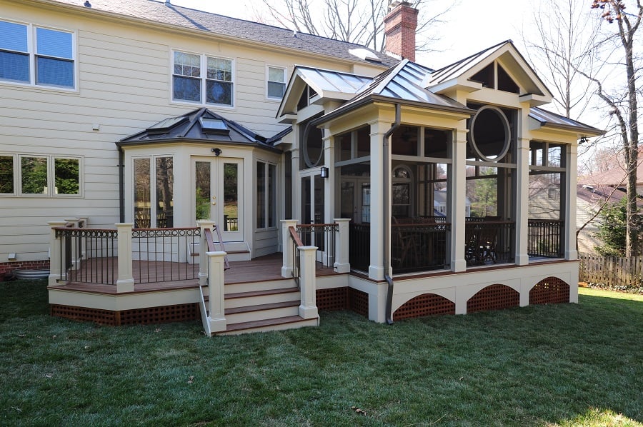 Custom Screen Room Contractor In Potomac, Md With Brazilian Hardwood