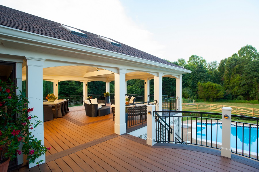 azek pool deck in vienna, virginia