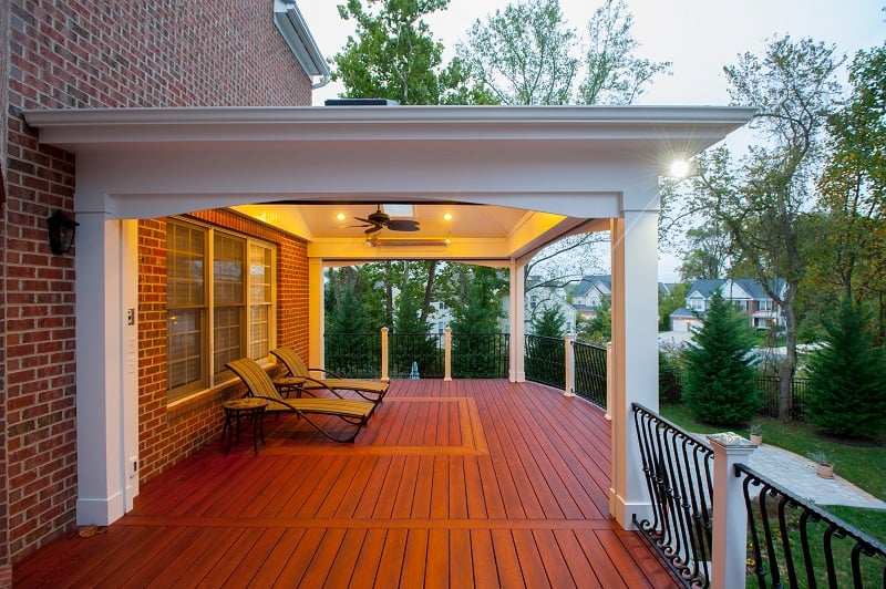 Zuri decking Bowie, Maryland high end retractable screen porch #thedress