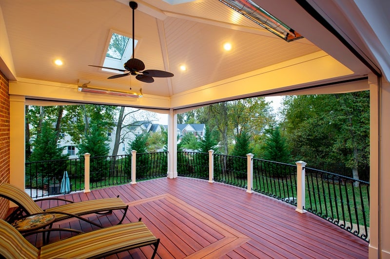Zuri decking Bowie, Maryland high end retractable screens