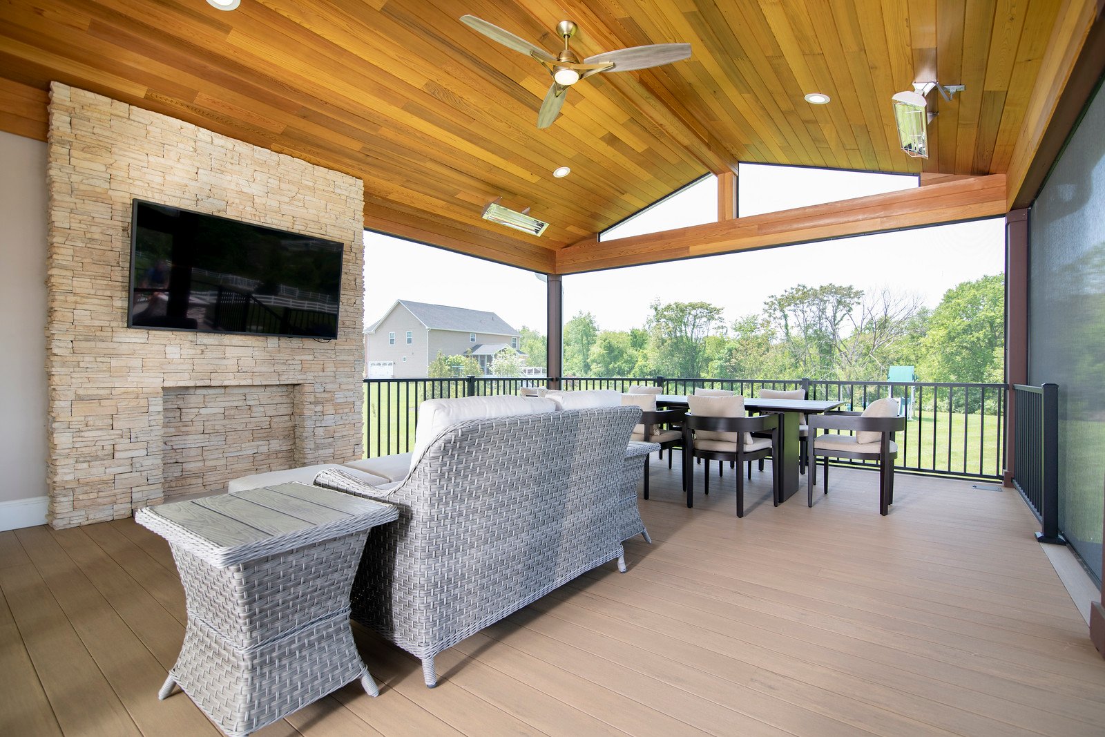 Urbana porch outdoor kitchen 33