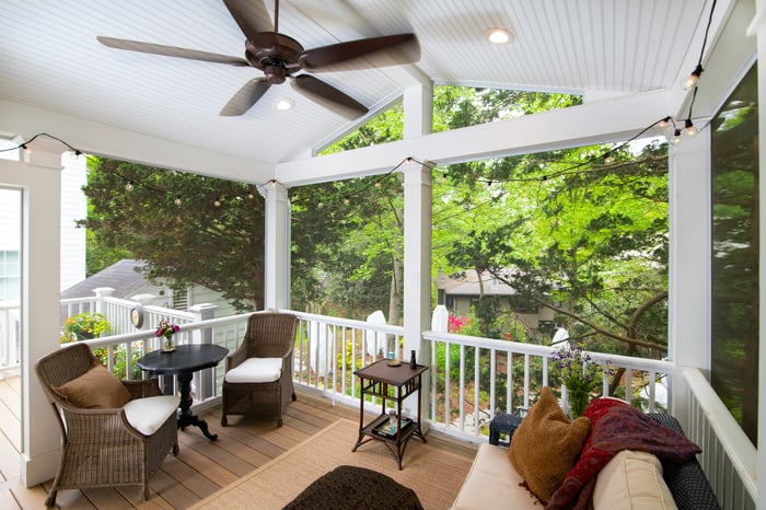 chevy chase 2 story deck screened porch 10