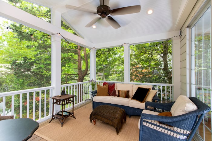 chevy chase 2 story deck screened porch 7