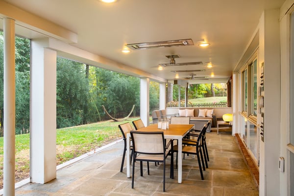 Chevy Chase screened porch