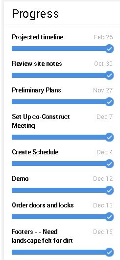 coconstruct schedule sharing deadlines