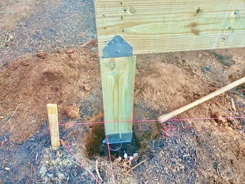 Helical pier installation Helical pier installation