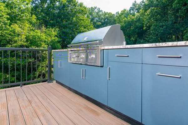 Greene screened porch deck kitchen 11