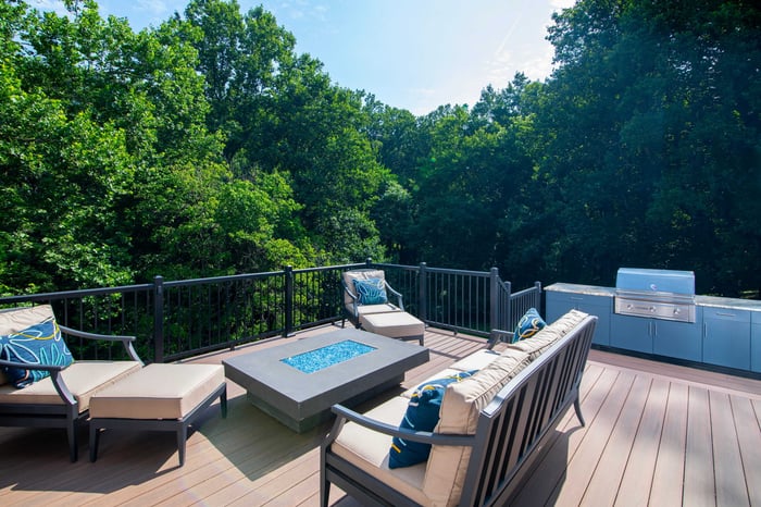 Greene screened porch deck kitchen 18
