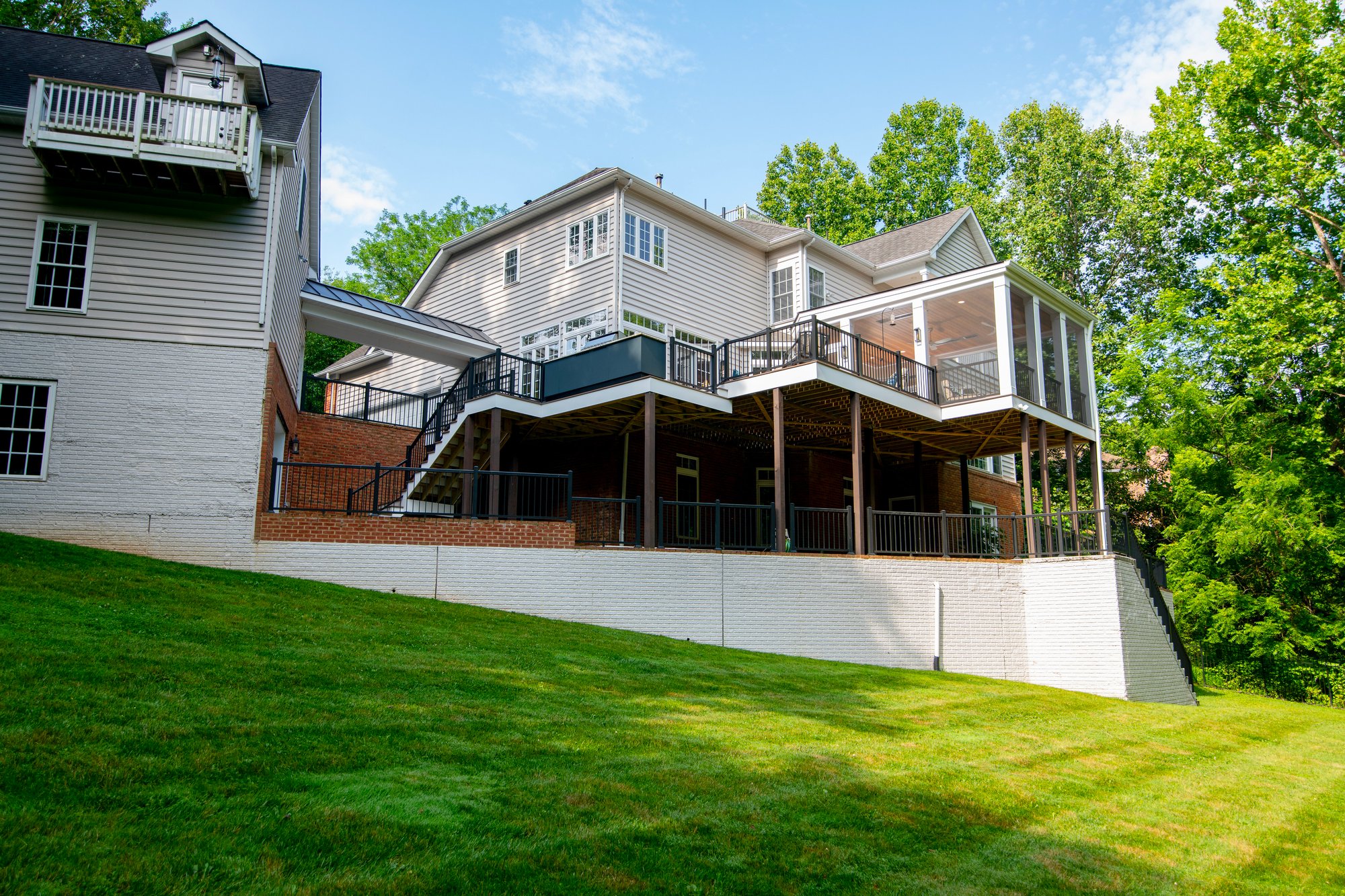 Greene screened porch deck kitchen 3 Greene screened porch deck kitchen 3