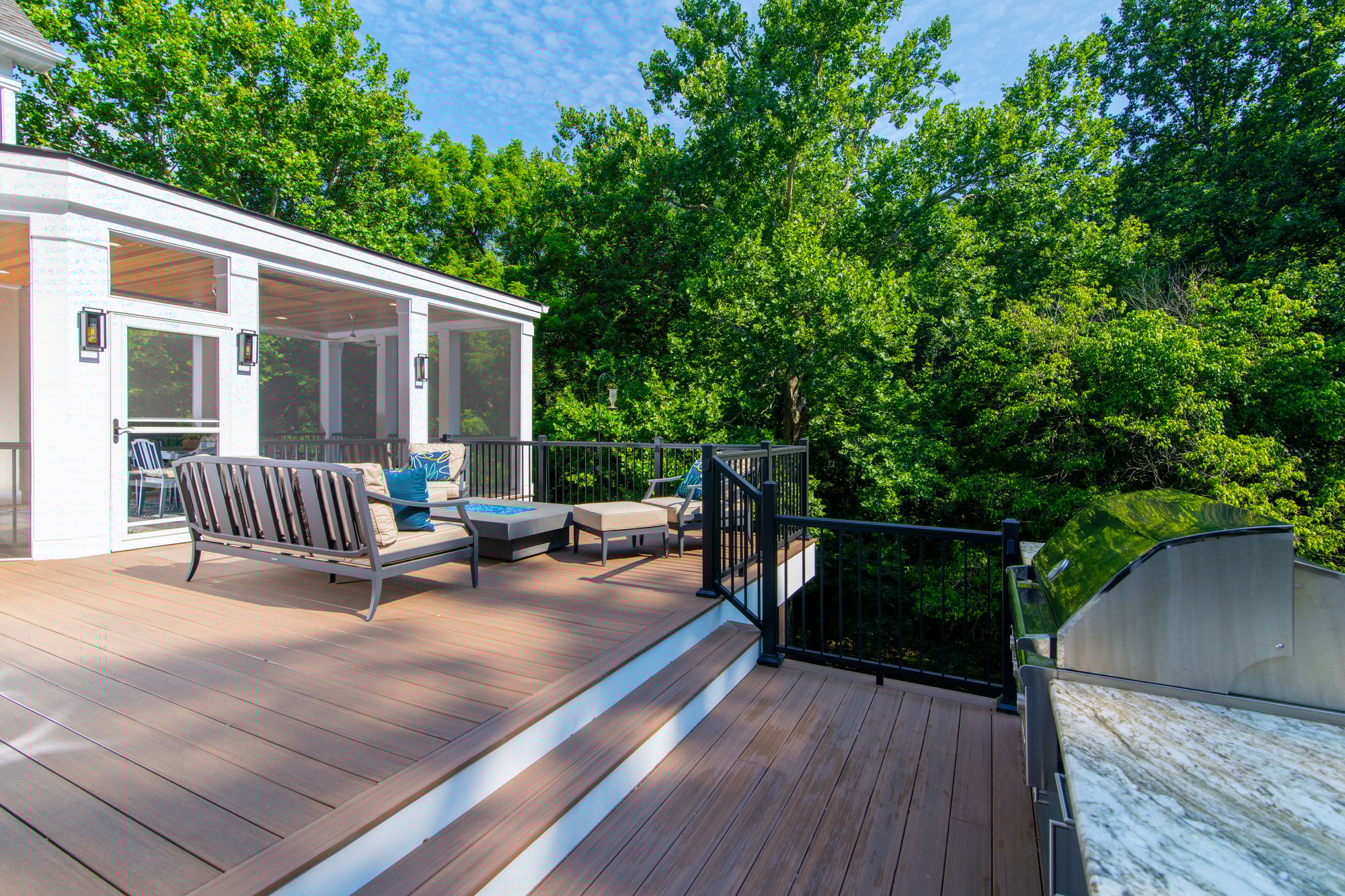 Greene screened porch deck kitchen 7 Greene screened porch deck kitchen 7