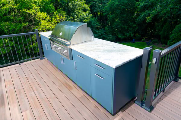 Greene screened porch deck kitchen 9
