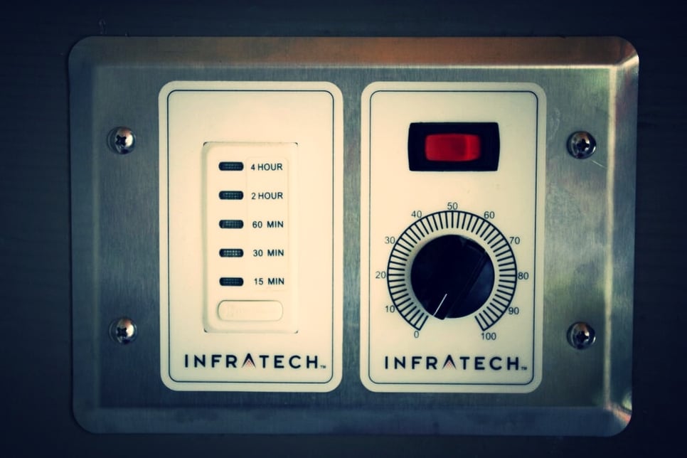 Infratech outdoor heater control panel