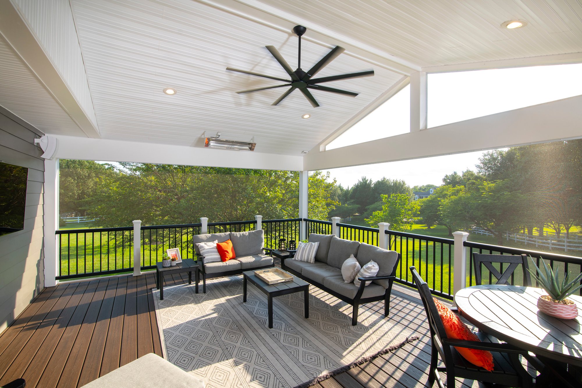 Brown Rockville screened porch 1