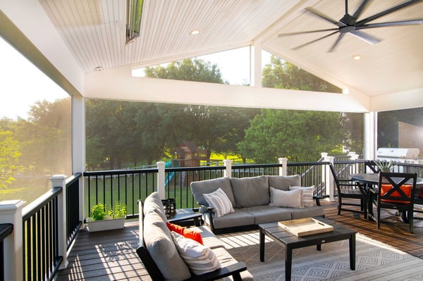 Brown Rockville screened porch 12