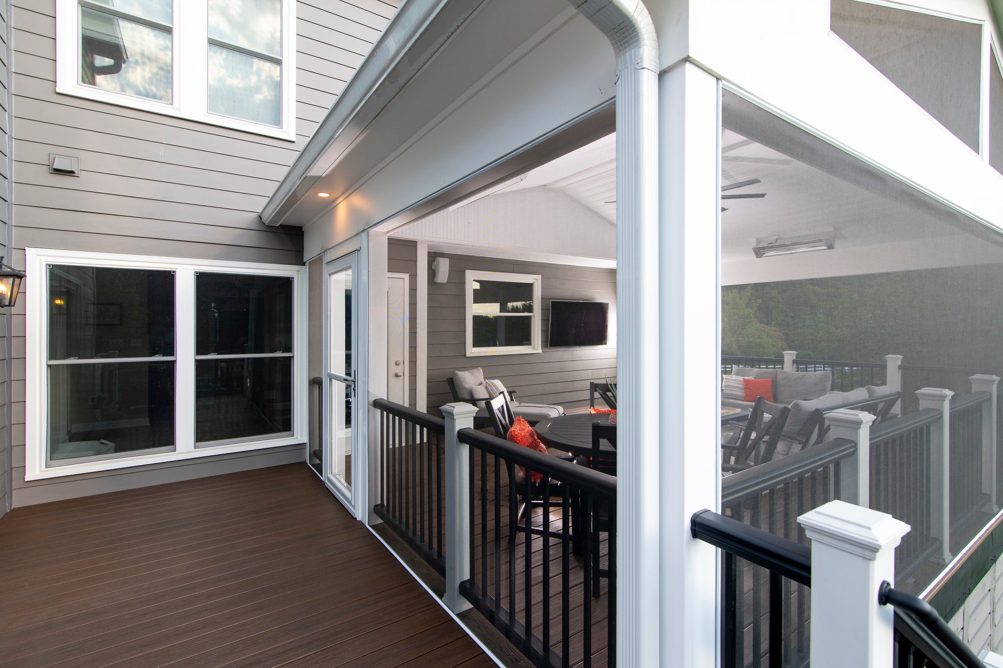 Brown Rockville screened porch 5