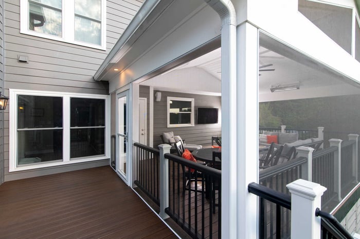 Brown Rockville screened porch 5