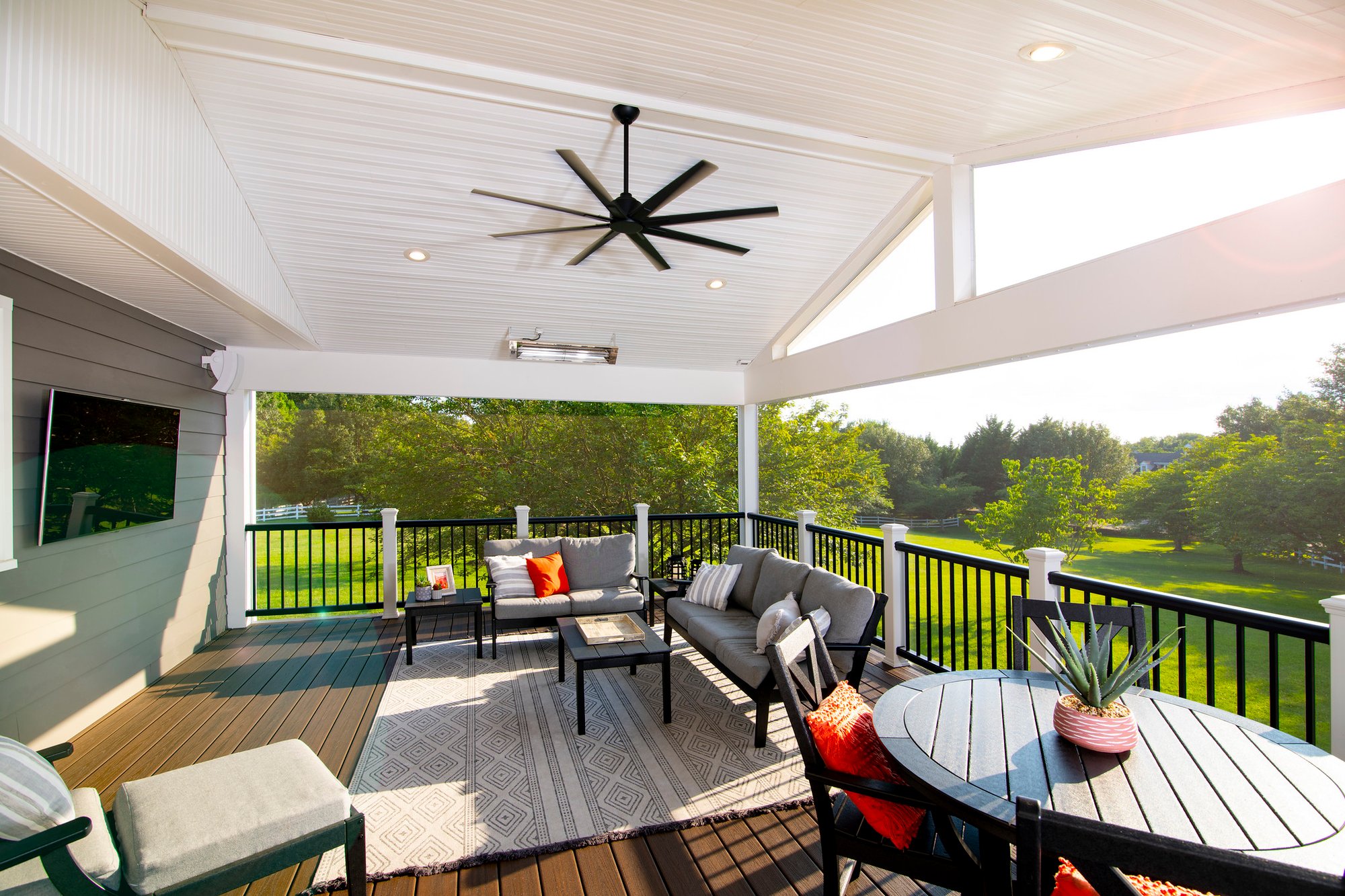 Brown Rockville screened porch 7