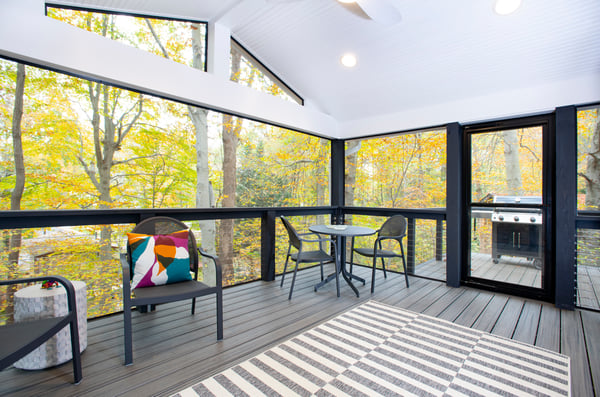 How Much Does A Screened Porch Really Cost, Cost Of Screening In A Covered Patio