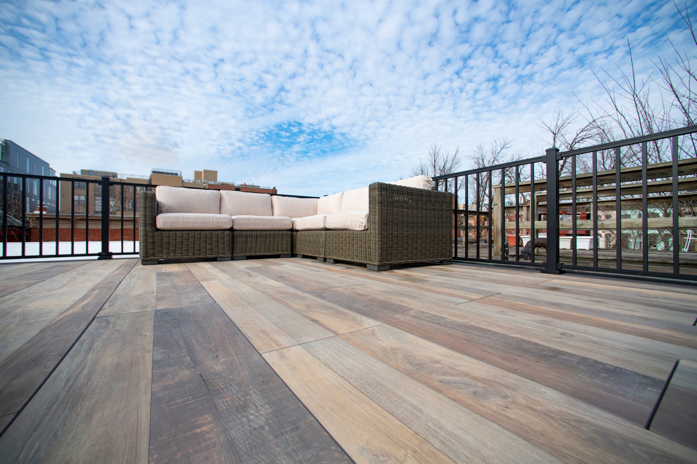 The Best Decking Material for a Rooftop Deck in Maryland and northern