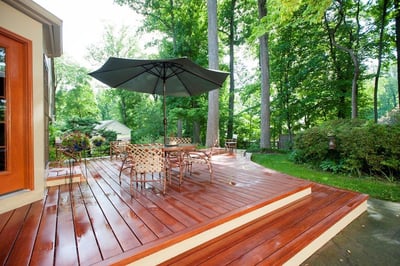 Zuri decking in Silver Spring, Maryland exterior