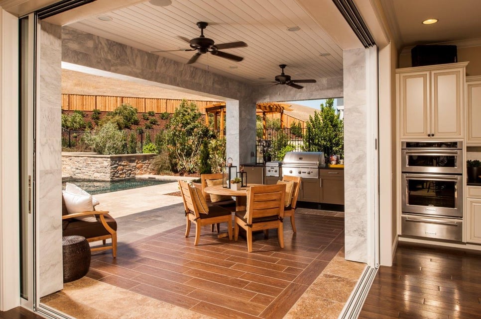 stainless steel outdoor cabinetry in California from Danver Cabinets