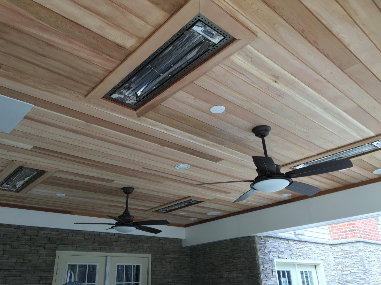 Installing Infratech Outdoor Heaters in a Virginia Screened Porch