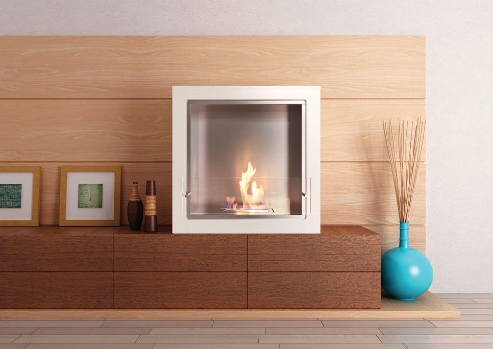 EcoSmart Fire Cube Jr biofuel firebox