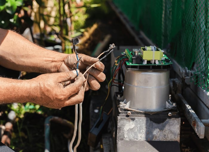 fixing wires