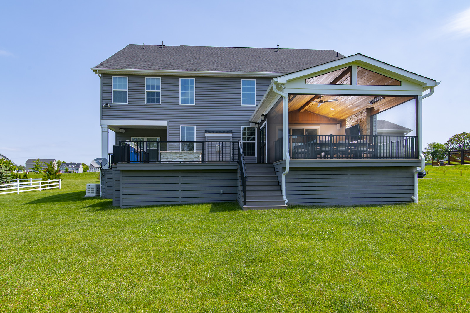 Urbana MD porch outdoor kitchen