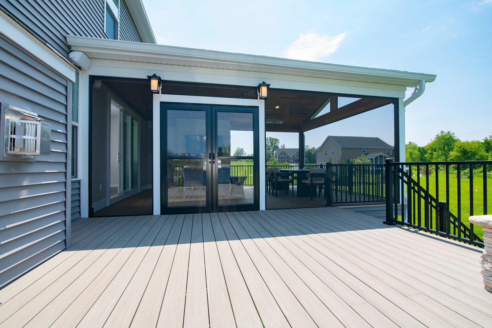 Urbana MD porch outdoor kitchen