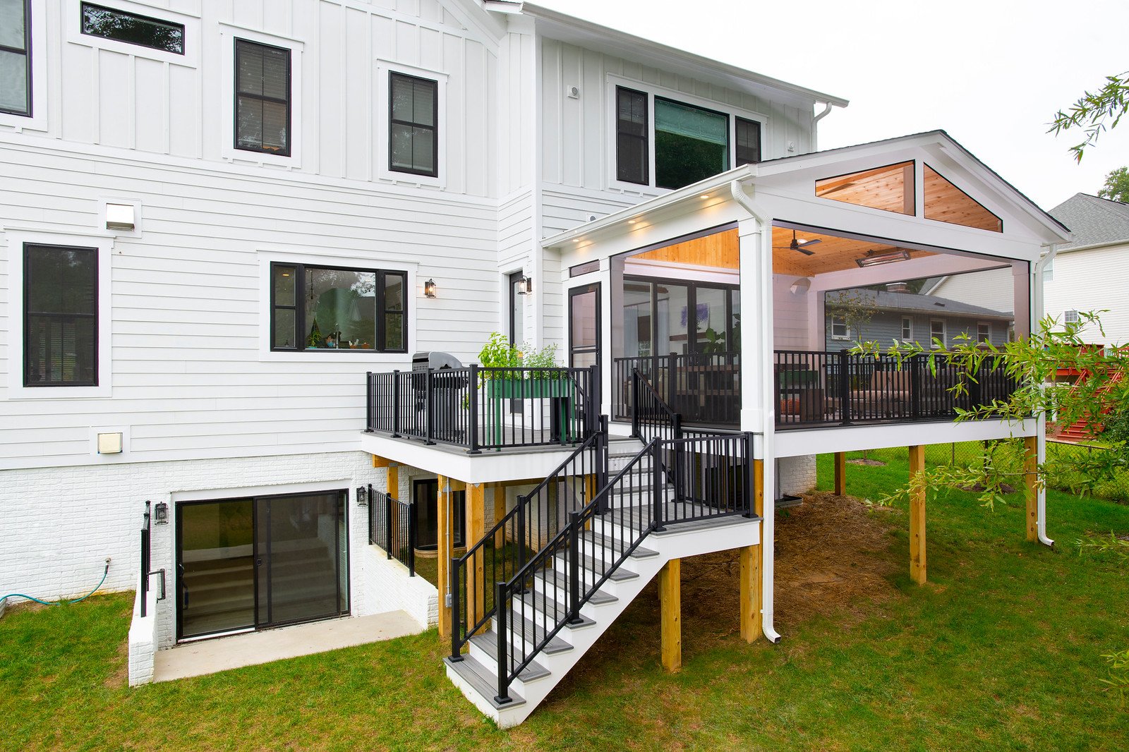 falls church screened porch and deck 17 falls church screened porch and deck 17