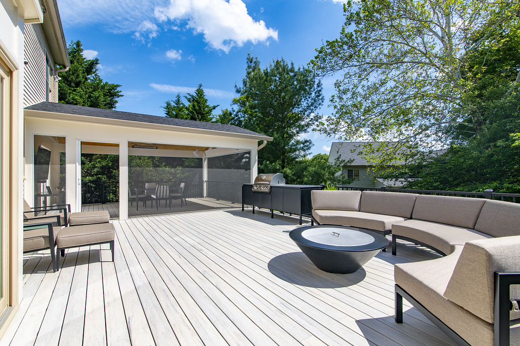 Potomac screened porch azek 