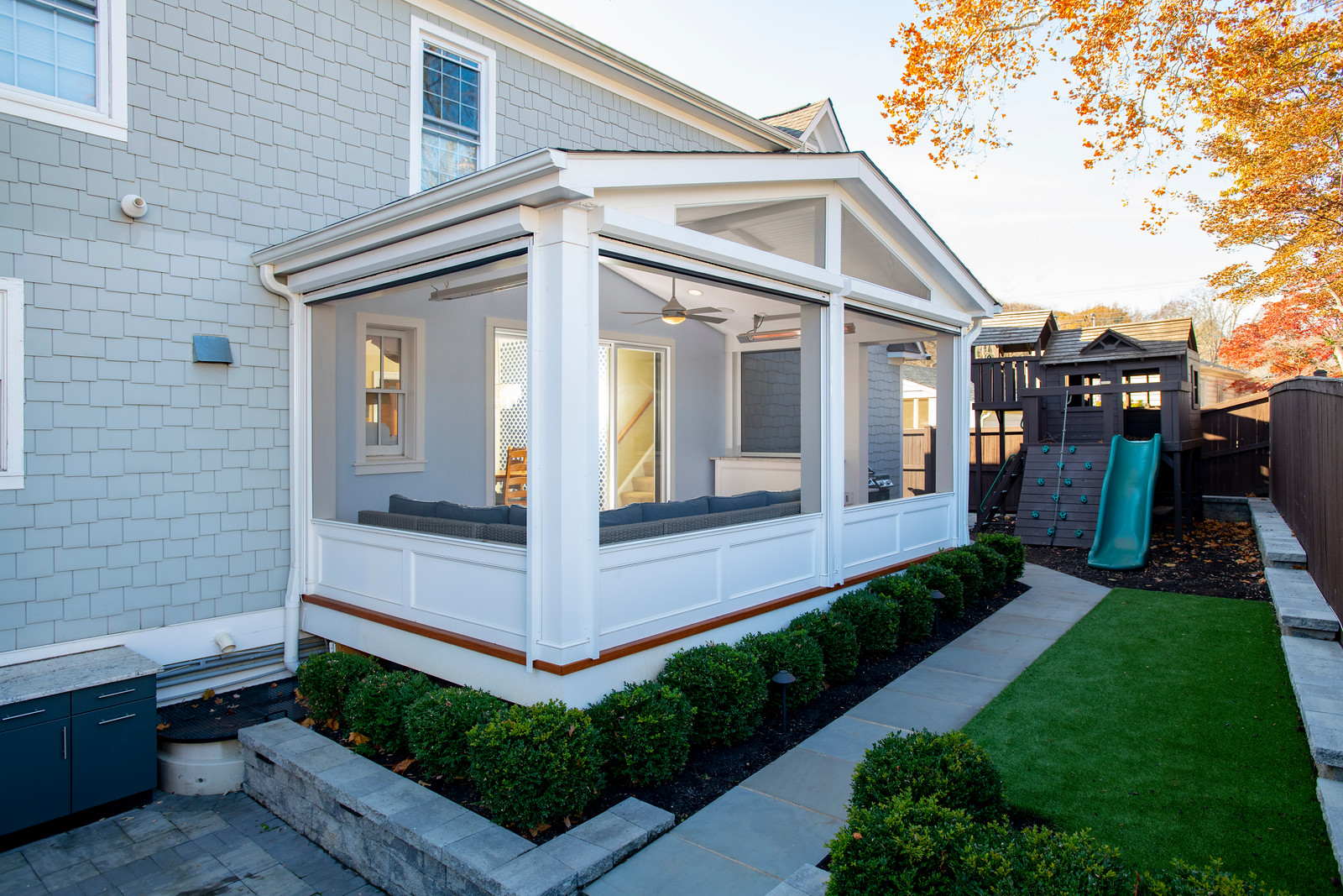 Maiden Lane Bethesda porch kitchen