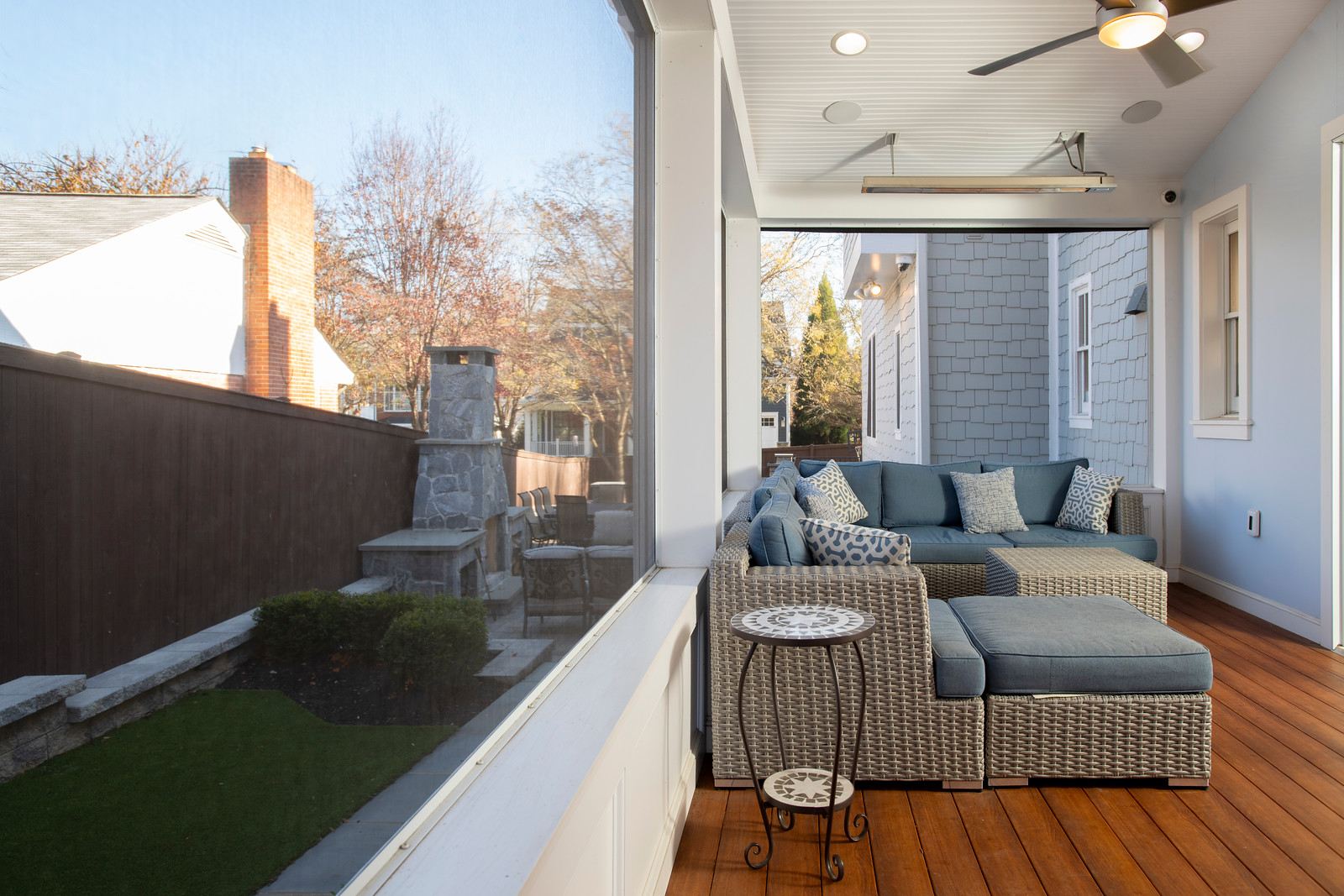 Maiden Lane Bethesda porch kitchen