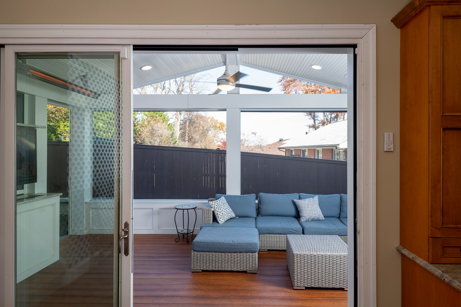 Maiden Lane Bethesda porch kitchen